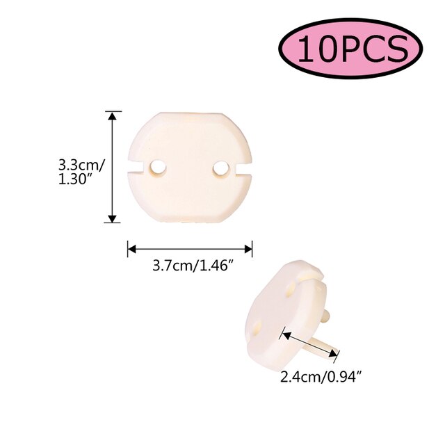 10pcs EU Power Socket Electrical - Babbez