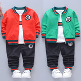 Stylish and Comfortable Three-Piece Suit for Kids - Perfect for Autumn
