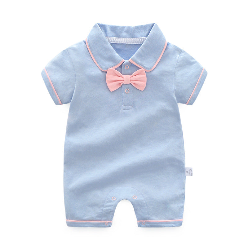 Comfortable and Stylish Baby Jumpsuit with Short Sleeves