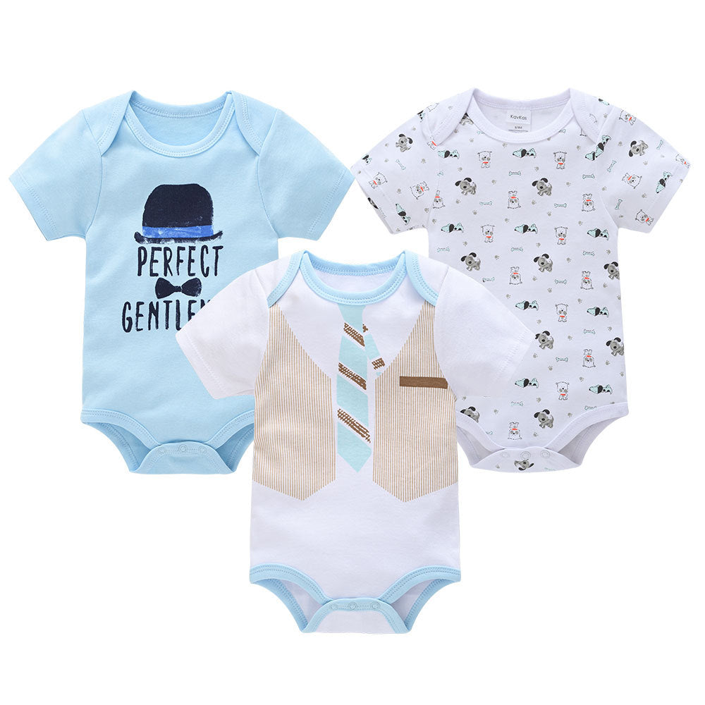 Adorable Short Sleeve Baby Bodysuits - Perfect for Your Little One