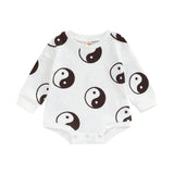 Baby One-piece Suit Knitted Long Sleeve - Babbez