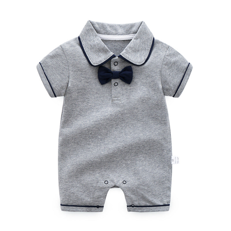 Comfortable and Stylish Baby Jumpsuit with Short Sleeves