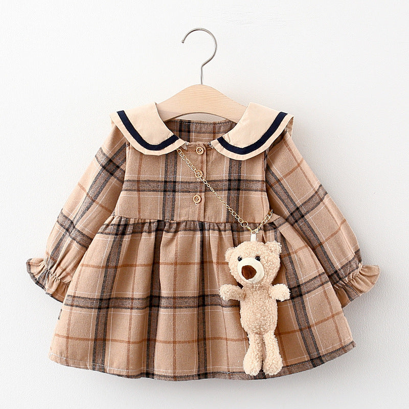 Adorable Baby Girl Spring and Autumn Long Sleeve Dress for Comfortable