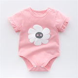 Stay Cool and Comfy with our Summer Baby Newborn Short Sleeve Jumpsuit