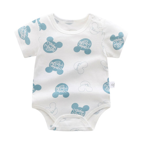 Stay Cool and Comfy with our Summer Baby Newborn Short Sleeve Jumpsuit