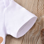 Kiko Ins Baby European And American Summer Letters Babe Short-Sleeved Romper - Babbez