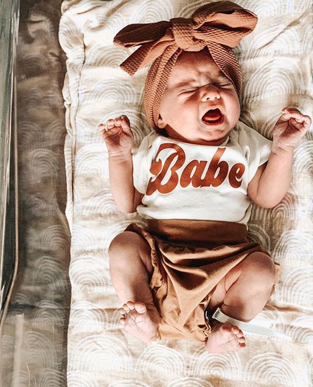 Kiko Ins Baby European And American Summer Letters Babe Short-Sleeved Romper - Babbez