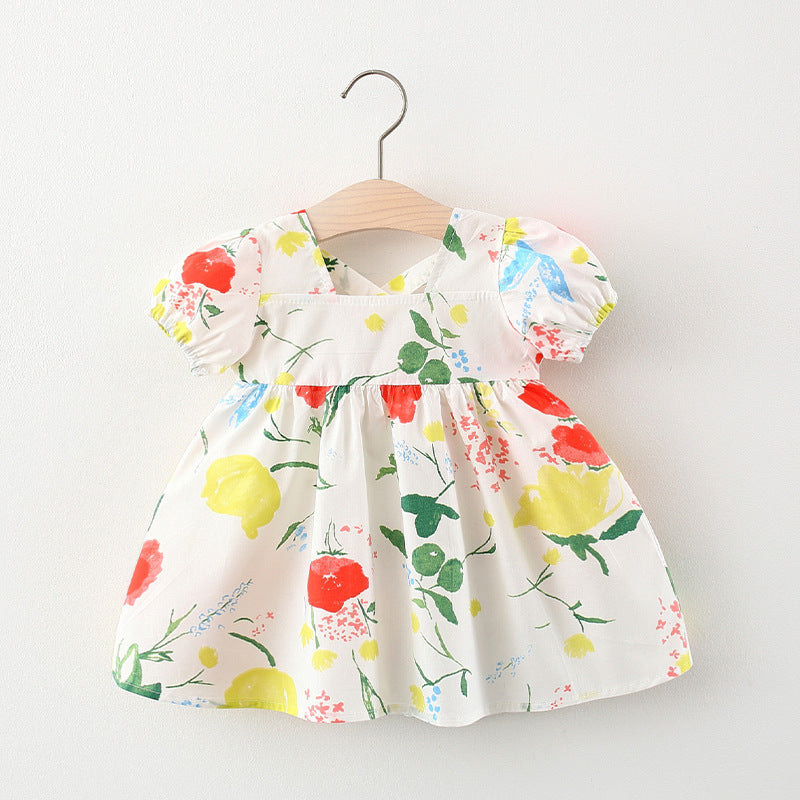 Western Style Princess Dress - A Perfect Summer Trend Skirt for Your Little One