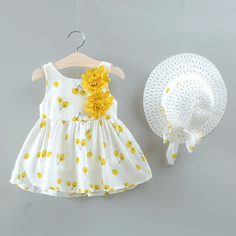 Adorable Cherry Print Dress for Baby Girls - Perfect for Any Occasion