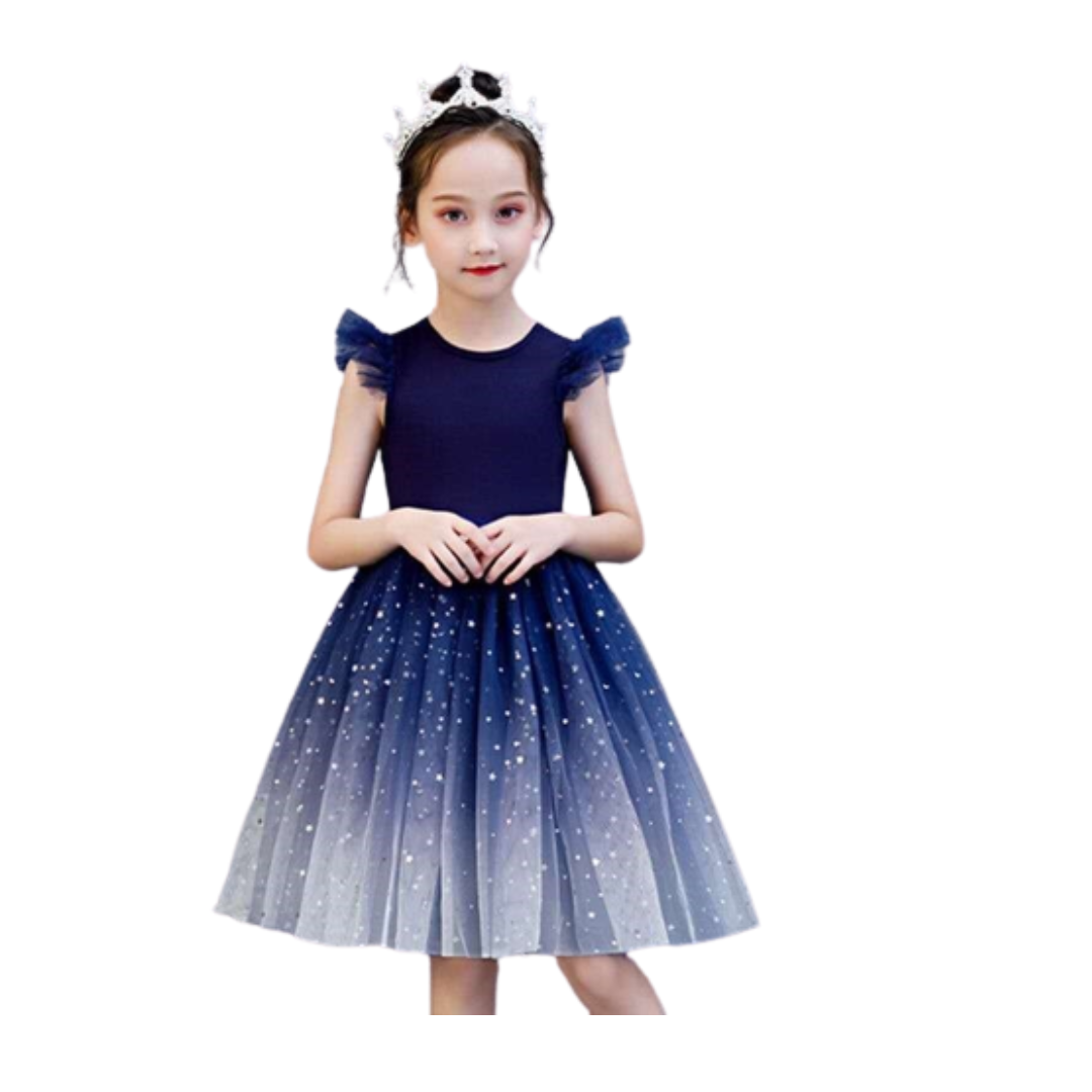 Girls Princess Bubble Dress - Babbez