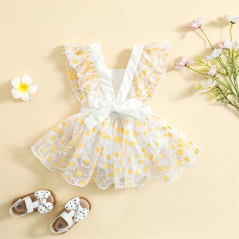 Magical Little Fairy: Bow Triangle Hoodie Dress for Girls