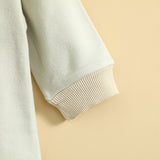 Women's New Style Rompers Long Sleeve Letter Print Casual All Match - Babbez