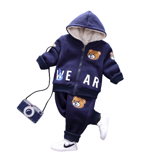 Boys' Cotton Pajama Set Dinosaur Print Long Sleeve Sleepwear Kids 2 Pi