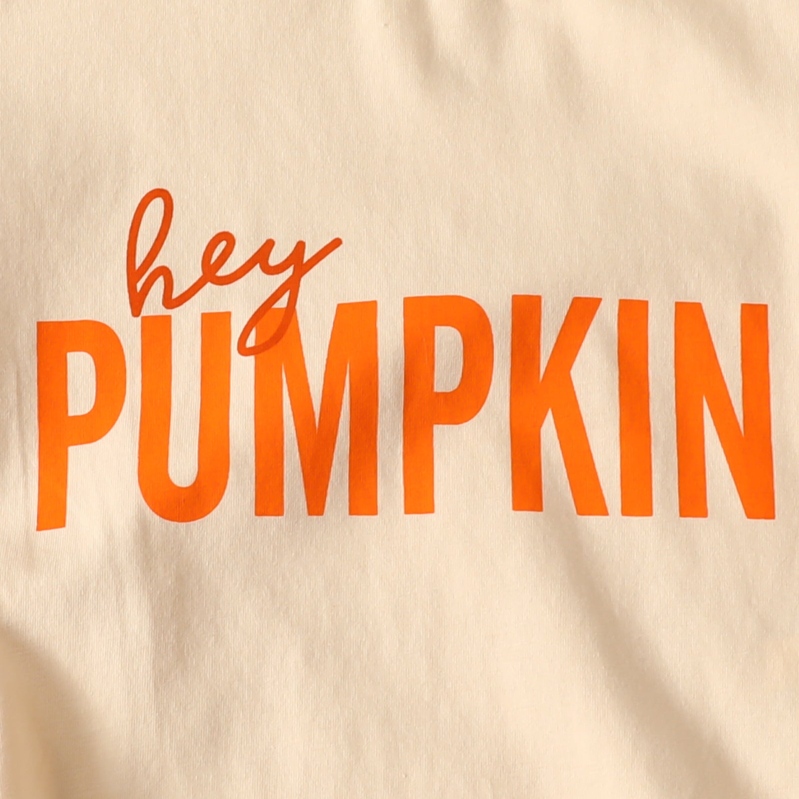 Spooky Style: Halloween Loose Letter Print Romper for Babies