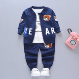 Stylish and Comfortable Three-Piece Suit for Kids - Perfect for Autumn
