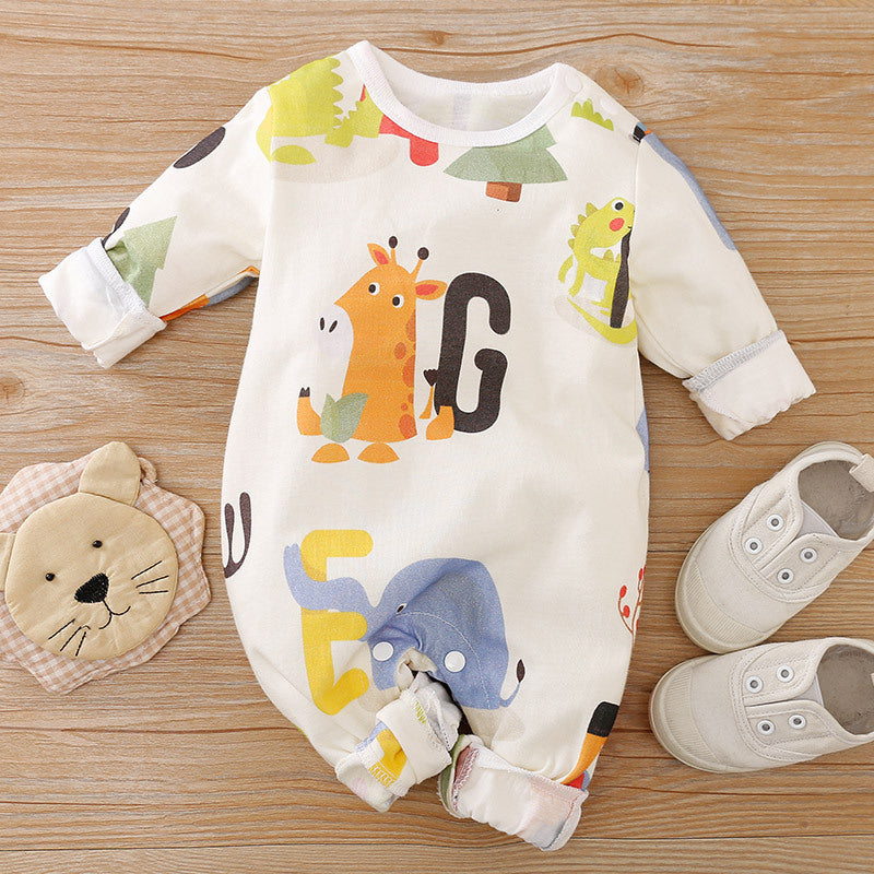 Adorable and Fun Baby Patterned Romper