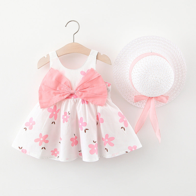 Stylish and Comfortable Cotton Skirt with Delicate Flower Bow