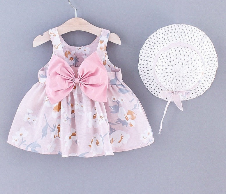 2Pcs/Set Baby Girl Dress Korean Style - Babbez