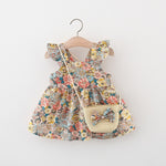 2Pcs/Set Vintage Baby Girl Dresses - Babbez