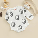 Baby One-piece Suit Knitted Long Sleeve - Babbez
