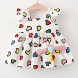 2pcs Sweet Heart Baby Girls Clothing - Babbez