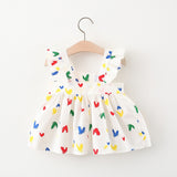 2pcs Sweet Heart Baby Girls Clothing - Babbez