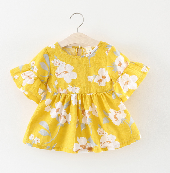 Simply Adorable: Girls' Bow Strap Dress for Any Occasion