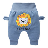 Stylish and Functional Baby Trousers with High-Waisted Belly Protection