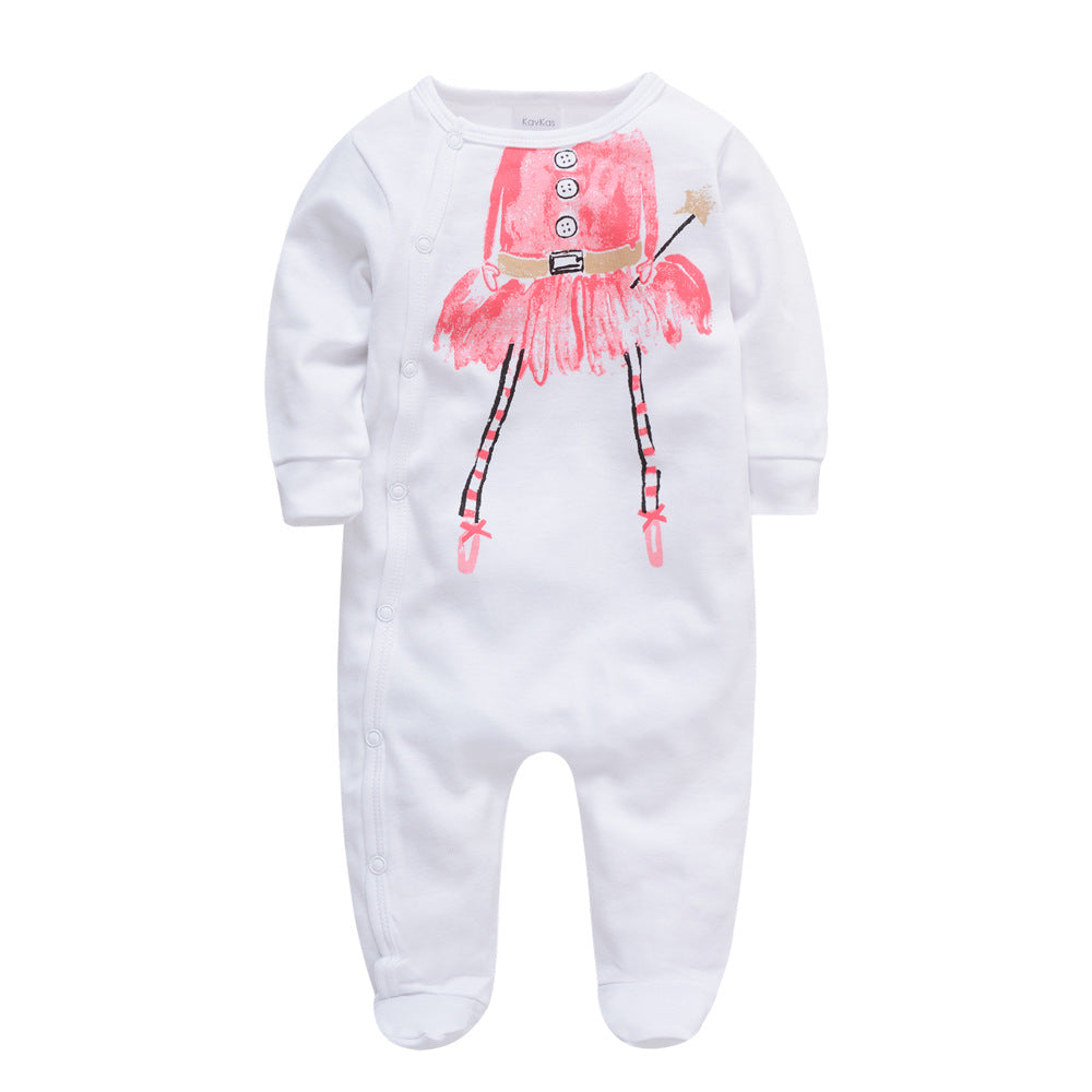 Adorable Spring and Autumn Baby One-piece