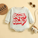 Women's New Style Rompers Long Sleeve Letter Print Casual All Match - Babbez