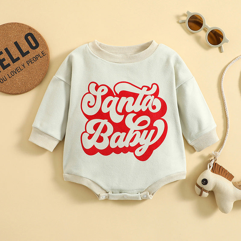 Women's New Style Rompers Long Sleeve Letter Print Casual All Match - Babbez