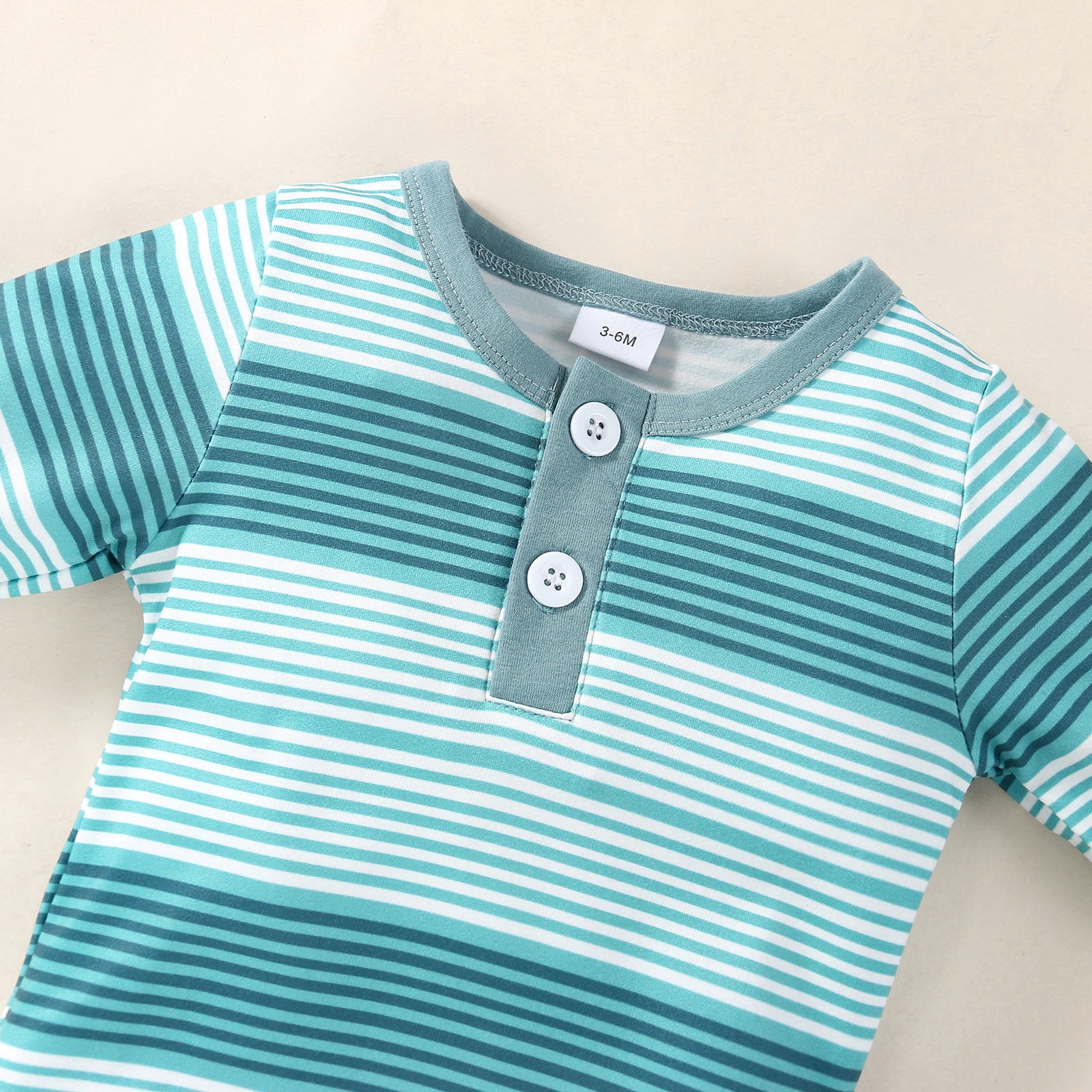 Stylish Long-sleeve Striped Jumper Two-piece Suit for Babies