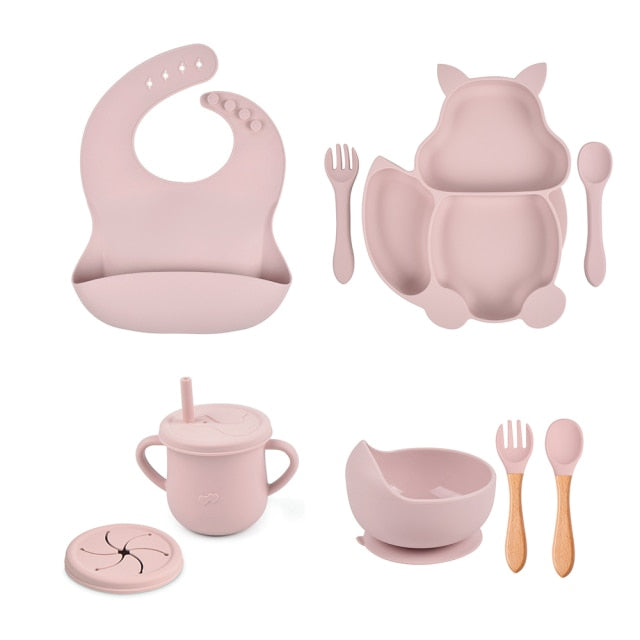 4/6/8 PCS Food Tableware - Babbez