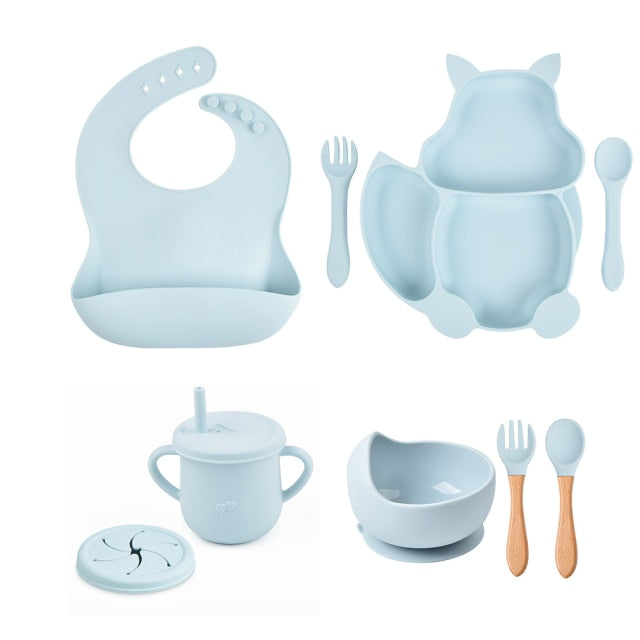 4/6/8 PCS Food Tableware - Babbez