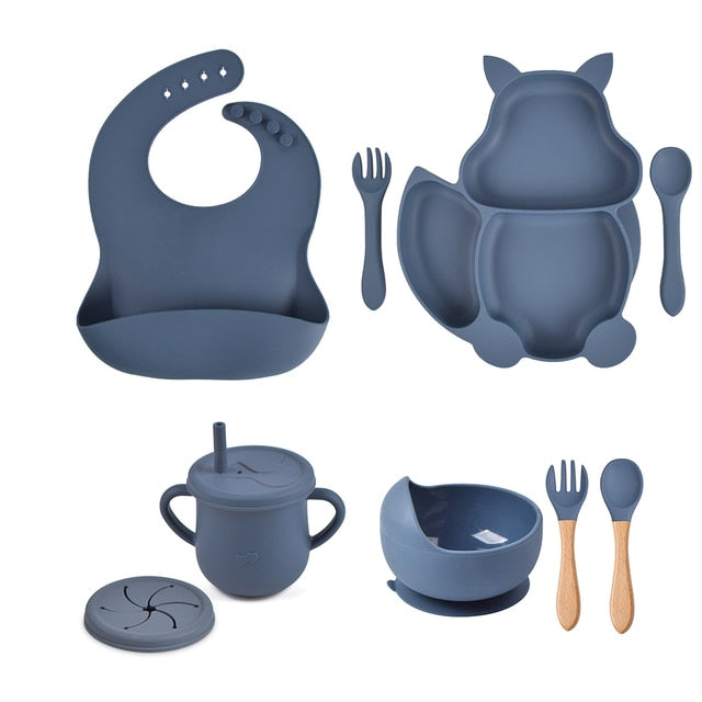 4/6/8 PCS Food Tableware - Babbez