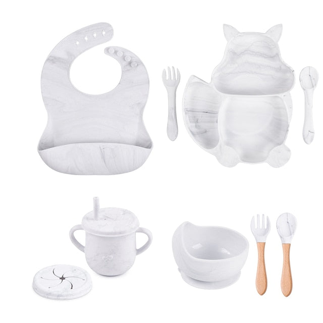 4/6/8 PCS Food Tableware - Babbez