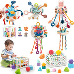 4 in 1 Montessori Pull String - Babbez