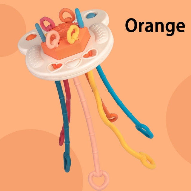 4 in 1 Montessori Pull String - Babbez