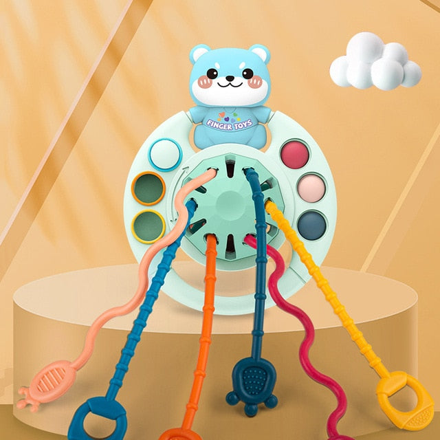 4 in 1 Montessori Pull String - Babbez
