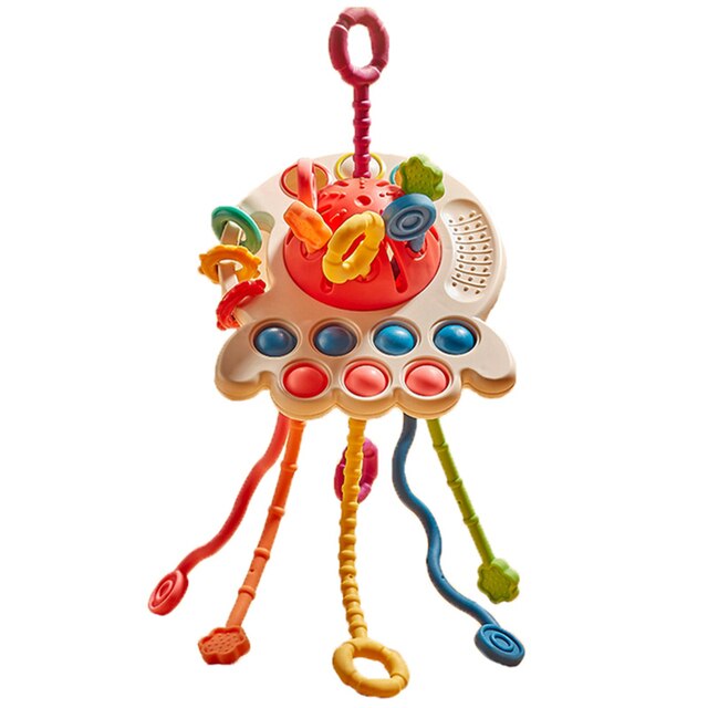 4 in 1 Montessori Pull String - Babbez