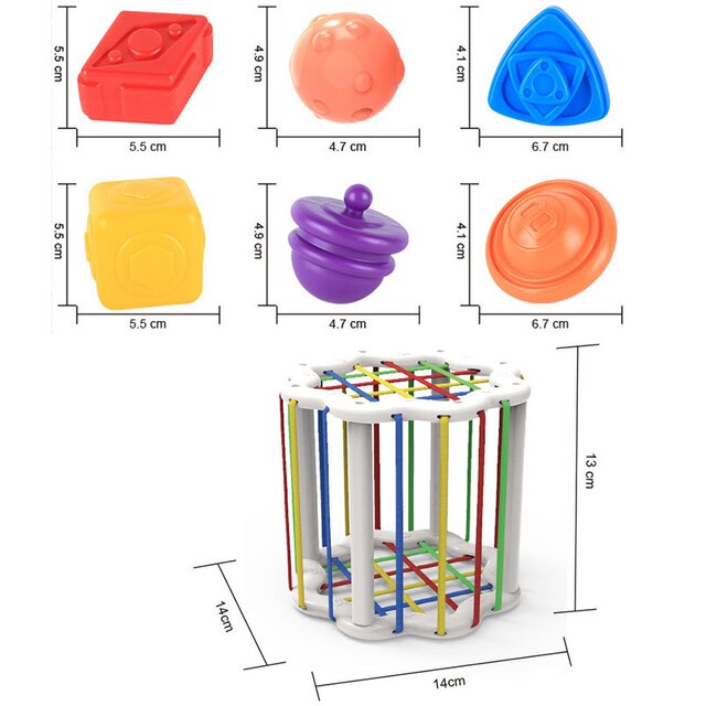 4 in 1 Montessori Pull String - Babbez