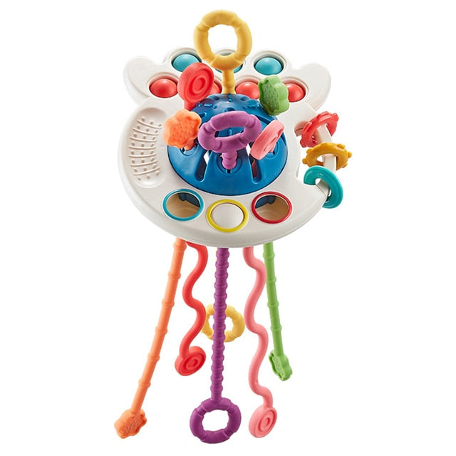 4 in 1 Montessori Pull String - Babbez