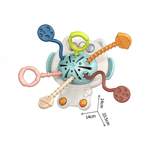 4 in 1 Montessori Pull String - Babbez