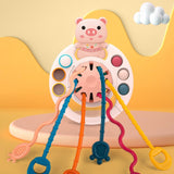 4 in 1 Montessori Pull String - Babbez