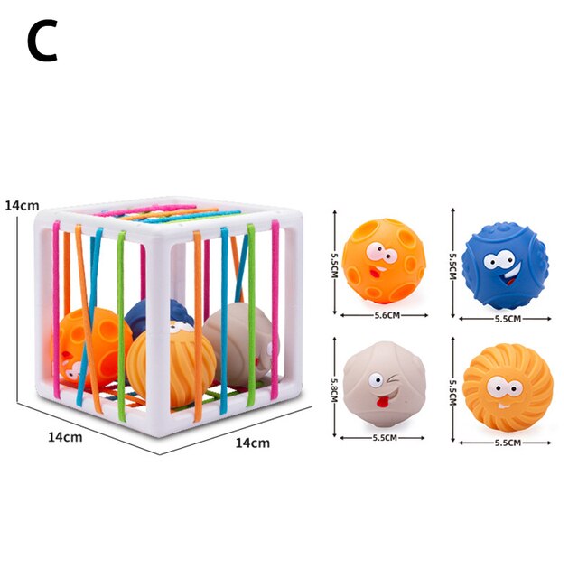 4 in 1 Montessori Pull String - Babbez