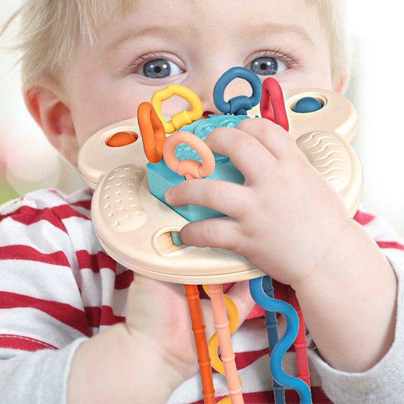 4 in 1 Montessori Pull String - BabbeZz