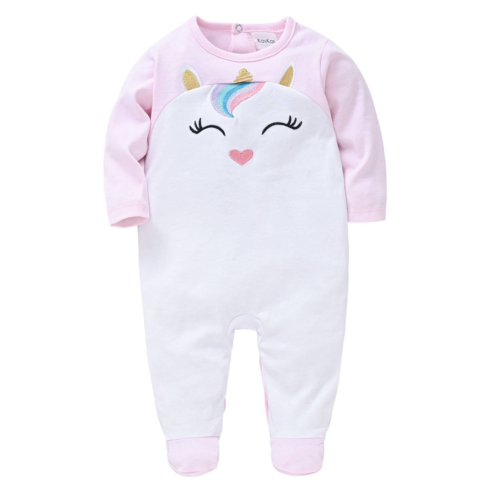 Cute and Cozy Spring and Autumn Baby One-piece