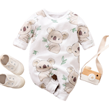 Comfortable and Practical Baby Striped Romper
