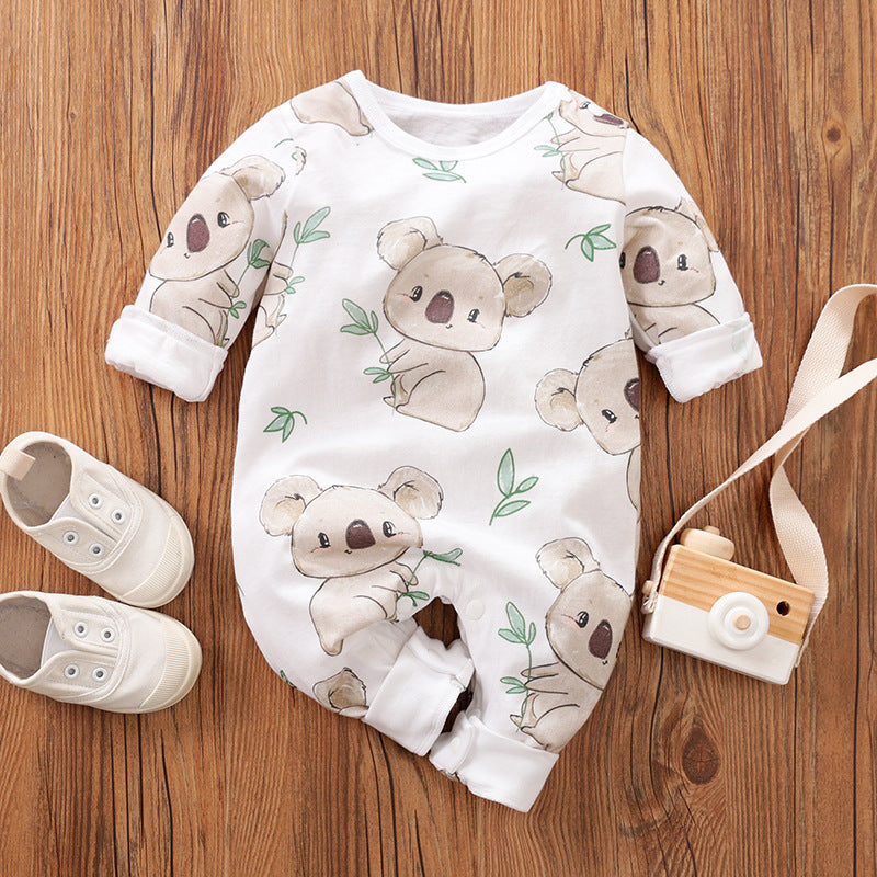 Comfortable and Practical Baby Striped Romper