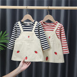 Stylish Girls' Autumn Dress - Perfect for Cooler Days